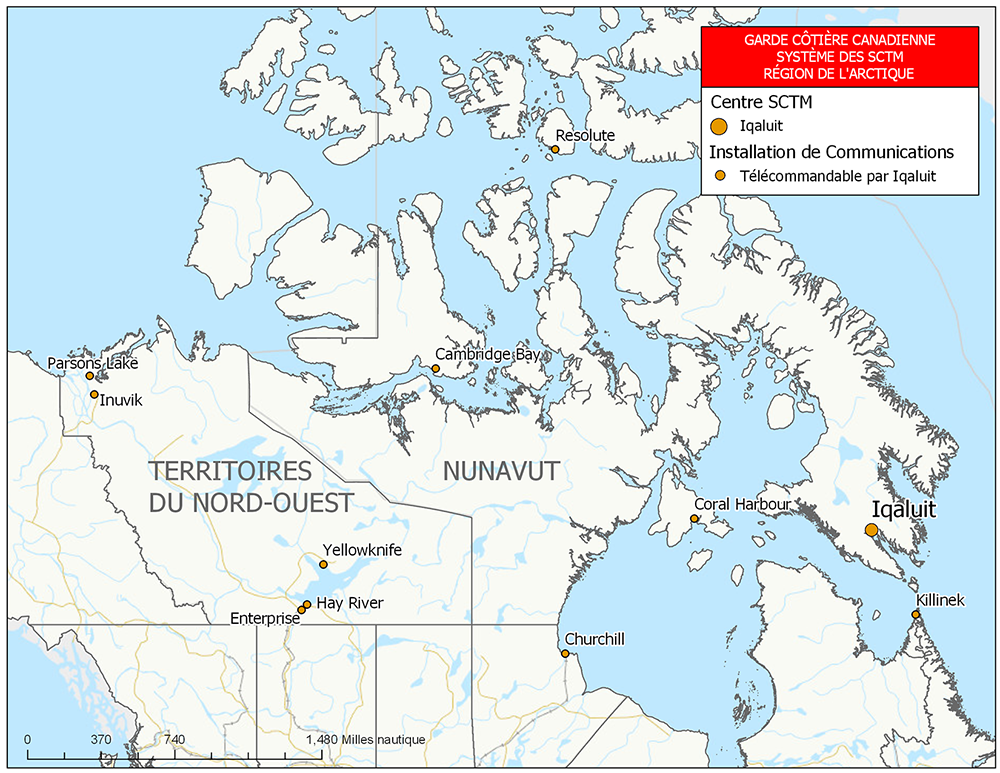Réseau des SCTM – Région de l’Arctique