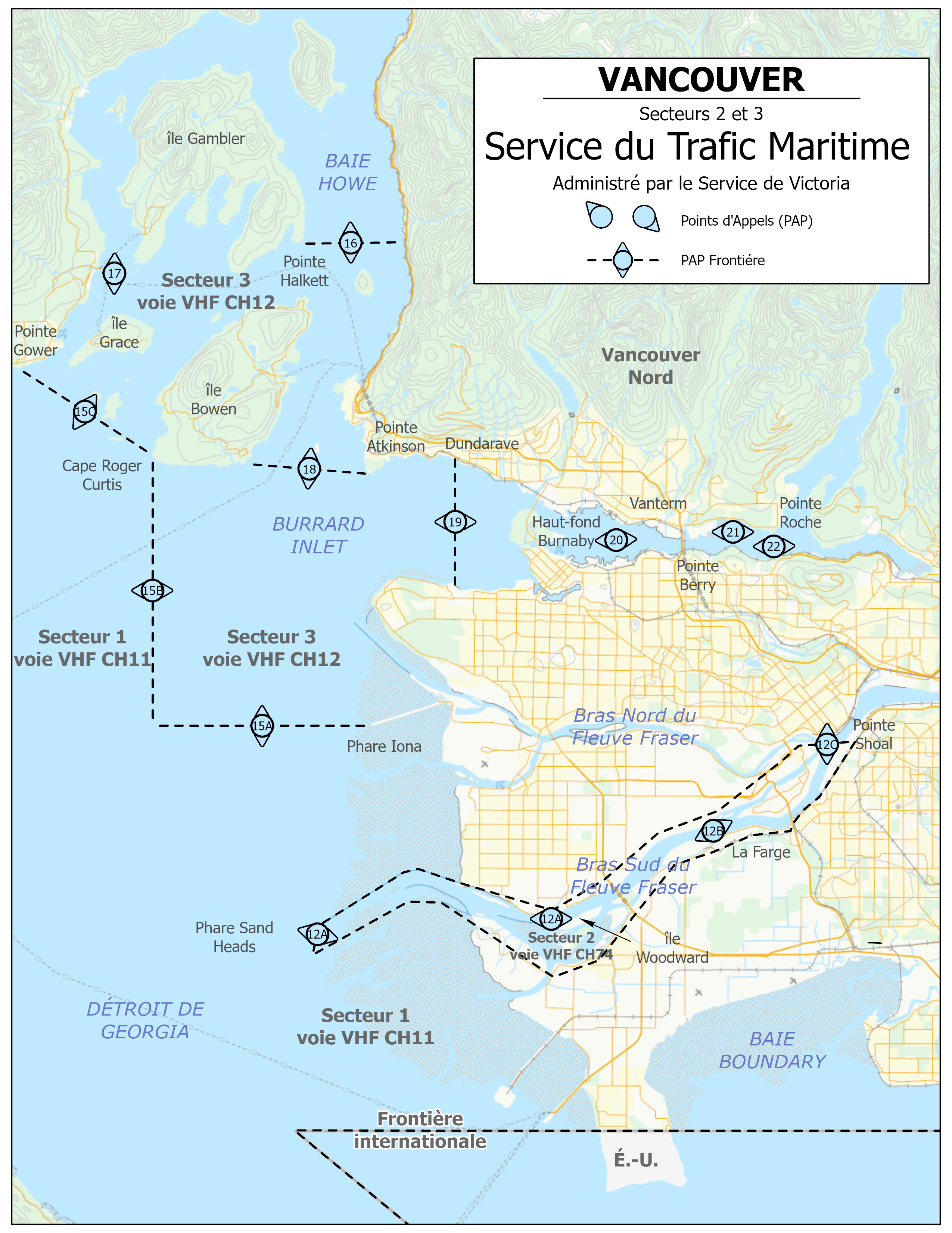 Vancouver - Service du trafic maritime - Secteur 2 et 3